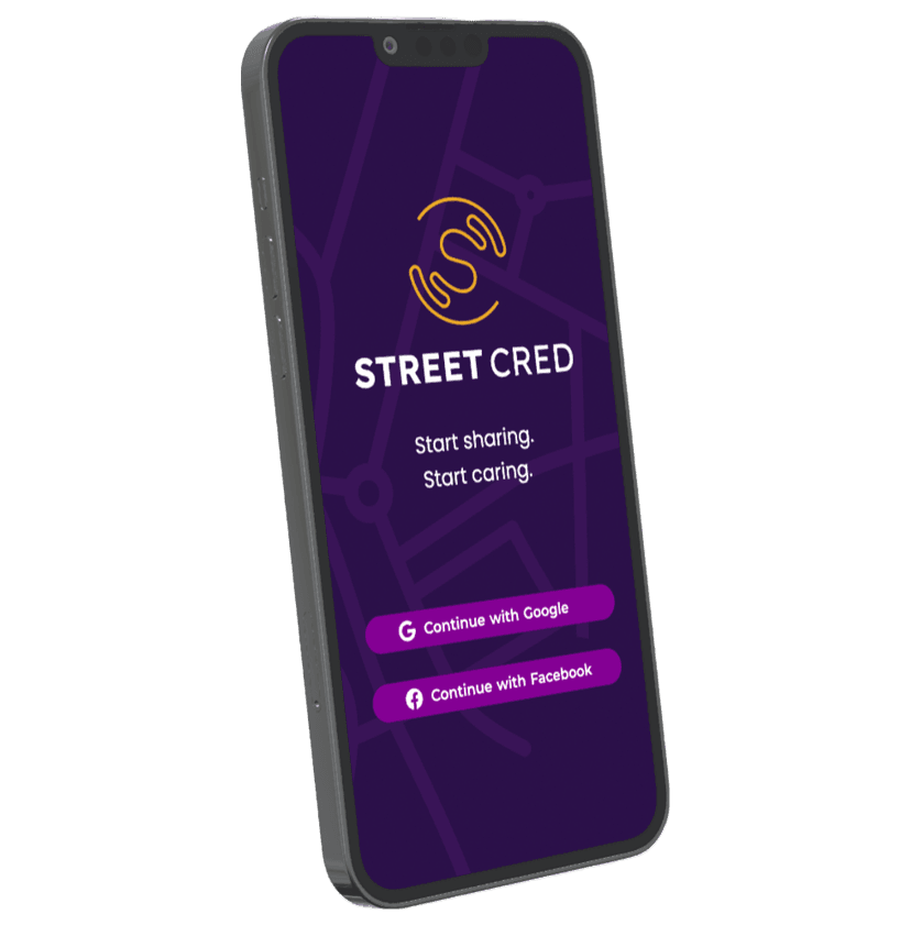 mobile preview of the app
